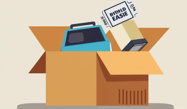 Open box with return label