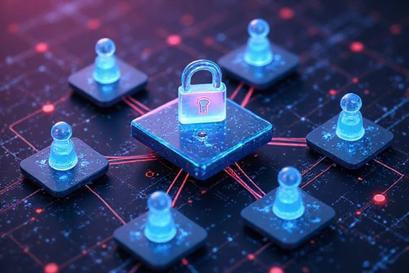 Secure data transfer illustration